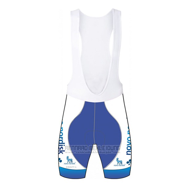 2017 Fahrradbekleidung Novo Nordisk Wei Trikot Kurzarm und Tragerhose - zum Schließen ins Bild klicken